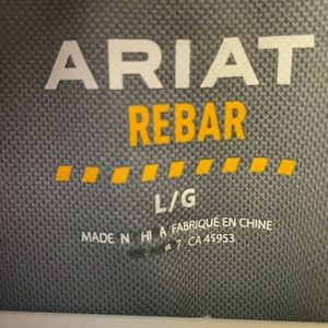 Ariat Large Grey Rebar Polo